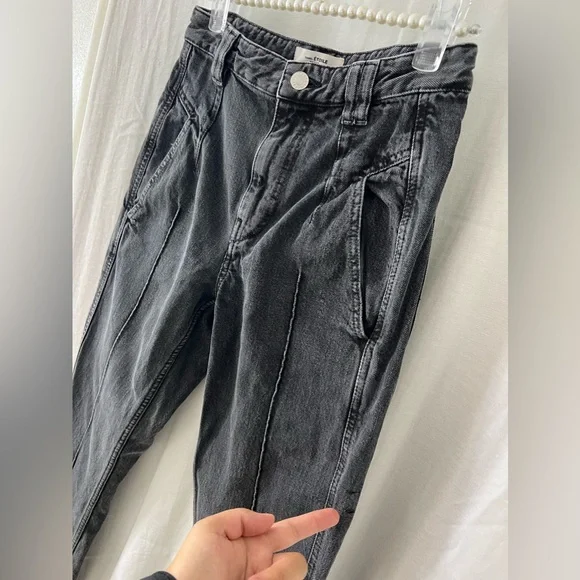 isabel marant tilly straight leg jeans‎ washed black size 34